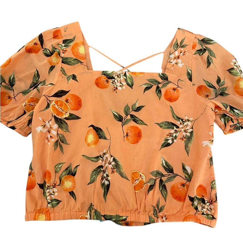 NWT LOFT ORANGE BLOUSE SIZE SMALL PETITE